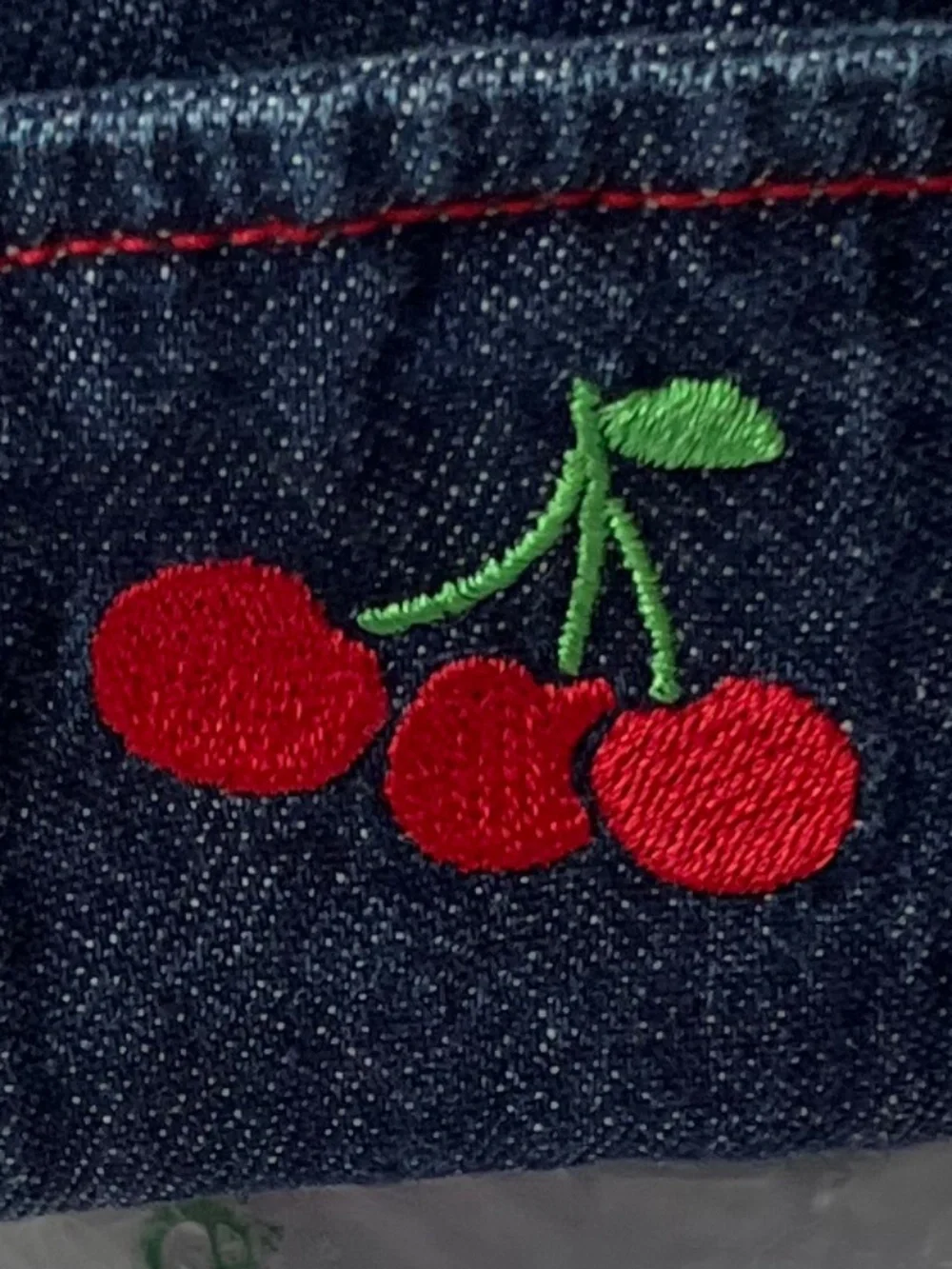 Gymboree cherries denim